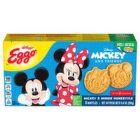 Eggo Waffles, Mickey & Minnie Homestyle - 8 Each 