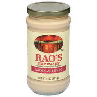 Rao's Homemade Sauce, Bacon Alfredo - 15 Ounce 