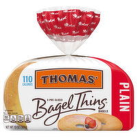 Thomas' Pre-Sliced Plain Bagels - 8 Each