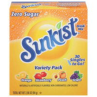 Sunkist Drink Mix, Zero Sugar, Variety Pack