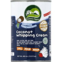 Nature's Charm Whipping Cream, Coconut - 400 Millilitre 