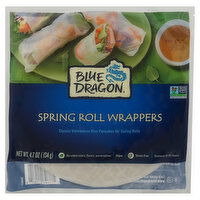 Blue Dragon Spring Roll Wrappers - 4.7 Ounce 