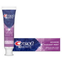 Crest 3D White Advanced Toothpaste, Radiant Mint