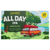 Founders Beer, Session IPA, All Day IPA, 15 Pack