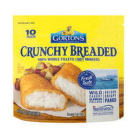 Gorton's Gorton's Fish Fillets, Crunchy Breaded, 10 Each 