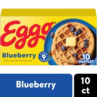 Eggo Frozen Waffles, Blueberry - 12.3 Ounce 