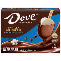 Dove Ice Cream, Vanilla - 3 Each 