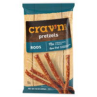 Crav'n Flavor Pretzels, Rods - 10 Ounce 