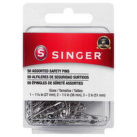 Singer Assorted Safety Pins - 50 Each