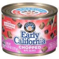 Early California Olives, Ripe, Chopped - 4.25 Ounce 