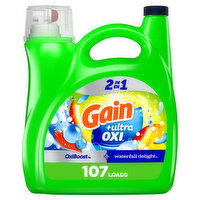 Gain Ultra Oxi Liquid Laundry Detergent, 107 Loads