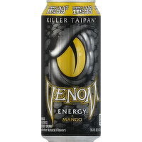 Venom Energy Drink, Killer Taipan, Mango Flavored - 16 Ounce 