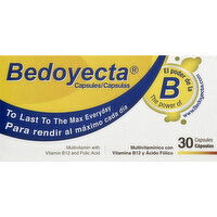 Bedoyecta Multivitamin, Capsules - 30 Each 