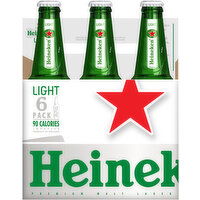 Heineken Beer, Light, 6 Pack - 6 Each 