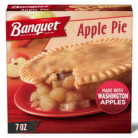 Banquet Apple Pie, Frozen Dessert - 7 Ounce 