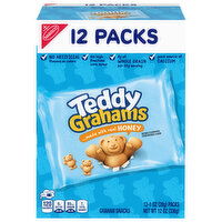 TEDDY GRAHAMS Honey Graham Snacks, 12 Snack Packs