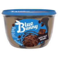 Blue Bunny Frozen Dairy Dessert, Super Fudge Brownie - 46 Fluid ounce 