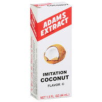 Adams Extract Imitation, Coconut Flavor