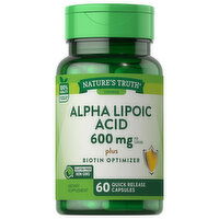 Nature's Truth Alpha Lipoic Acid, 600 mg, Capsules - 60 Each 