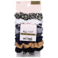 Scunci All Hair All Day Comfy Hold Scrunchie - 8 Each