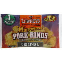 Lowreys Pork Rinds, Chicharrones, Original - 1.75 Ounce 