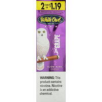 White Owl Cigarillos, Grape - 2 Each 