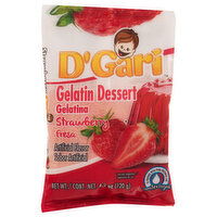 D'Gari Gelatin Dessert, Strawberry - 4.2 Ounce 