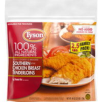 Tyson Tyson Frozen Southern Style Chicken Breast Tenderloins Family Pack, 2.5 lb Bag - 40 Ounce 