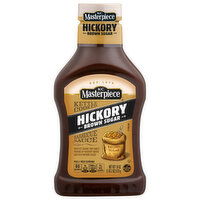 KC Masterpiece Barbecue Sauce, Hickory Brown Sugar, Kettle Cooked - 18 Ounce 