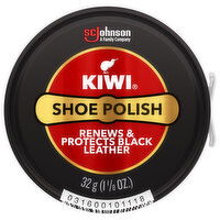 Kiwi Shoe Polish, Black - 1.125 Ounce 