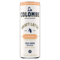 La Colombe Cold Brew, with Milk, Draft Latte, Caramel - 11 Fluid Ounce