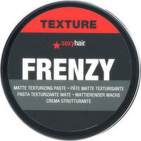 Sexy Hair Matte Texturizing Paste, Texture, Frenzy - 2.5 Ounce 