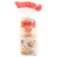 Brookshire's Plain Bagels - 6 Each 