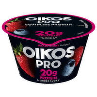 Oikos Pro Yogurt, Mixed Berry Flavored - 5.3 Ounce 