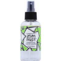 ZUM MIST Room & Body Mist, Aromatherapy, Rosemary-Mint - 4 Ounce 