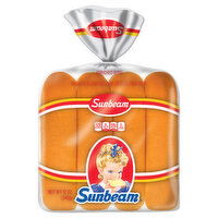 Sunbeam Hot Dog Buns, Enriched