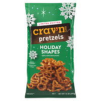 Crav'n Flavor Pretzels, Holiday Shapes - 14 Ounce 