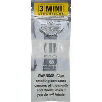 Swisher Cigarillos, Diamonds, Mini - 3 Each 