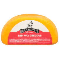 New Bridge Cheese, Cheddar, Red Wax - 0.63 Pound 