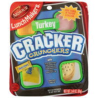 Armour LunchMakers, Cracker Crunchers, Turkey - 2.44 Ounce 