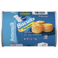 Pillsbury Biscuit, Buttermilk, Flaky Layers - 5 Each 