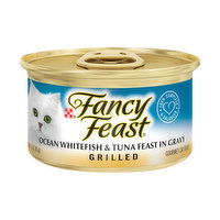 Fancy Feast Gourmet Cat Food, Grilled, Ocean Whitefish & Tuna Feast in Gravy