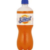 Sunkist Soda, Orange, Diet - 20 Ounce 