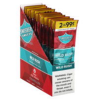 Swisher Sweets Cigarillos, Wild Rush - 2 Each