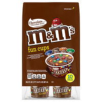 M&M's Ice Cream, Chocolate with Chocolate Swirl, Fun Cups, 10 Pack - 10 Each 