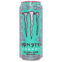 Monster Energy Drink, Zero Sugar, Ultra Vice Guava