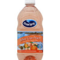 Ocean Spray Juice Drink, White Cran-Peach - 64 Ounce 