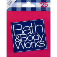 Bath and Body Works Gift Card, Bath/Body Works, $25 - 1 Each 