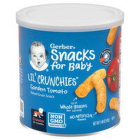 Gerber Baked Grain Snack, Garden Tomato, Lil' Crunchies, Crawler (8+ Months) - 1.48 Ounce 