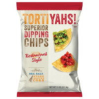 Tortiyahs! Dipping Chips, Sea Salt, Restaurant Style, Superior - 11 Ounce